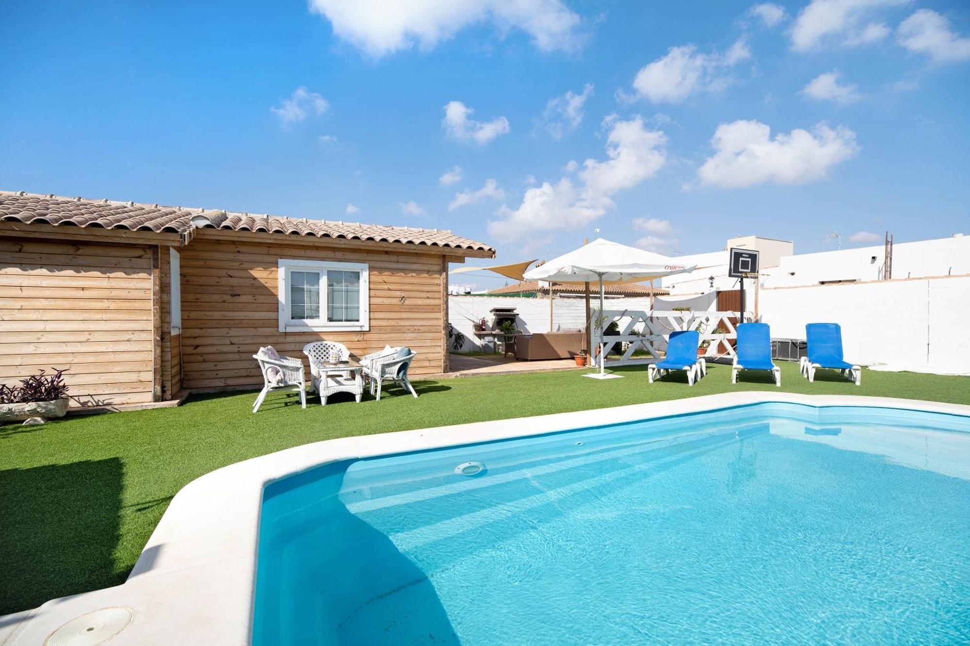 Villa Fuego - Solo Familias Chiclana de la Frontera Eksteriør bilde