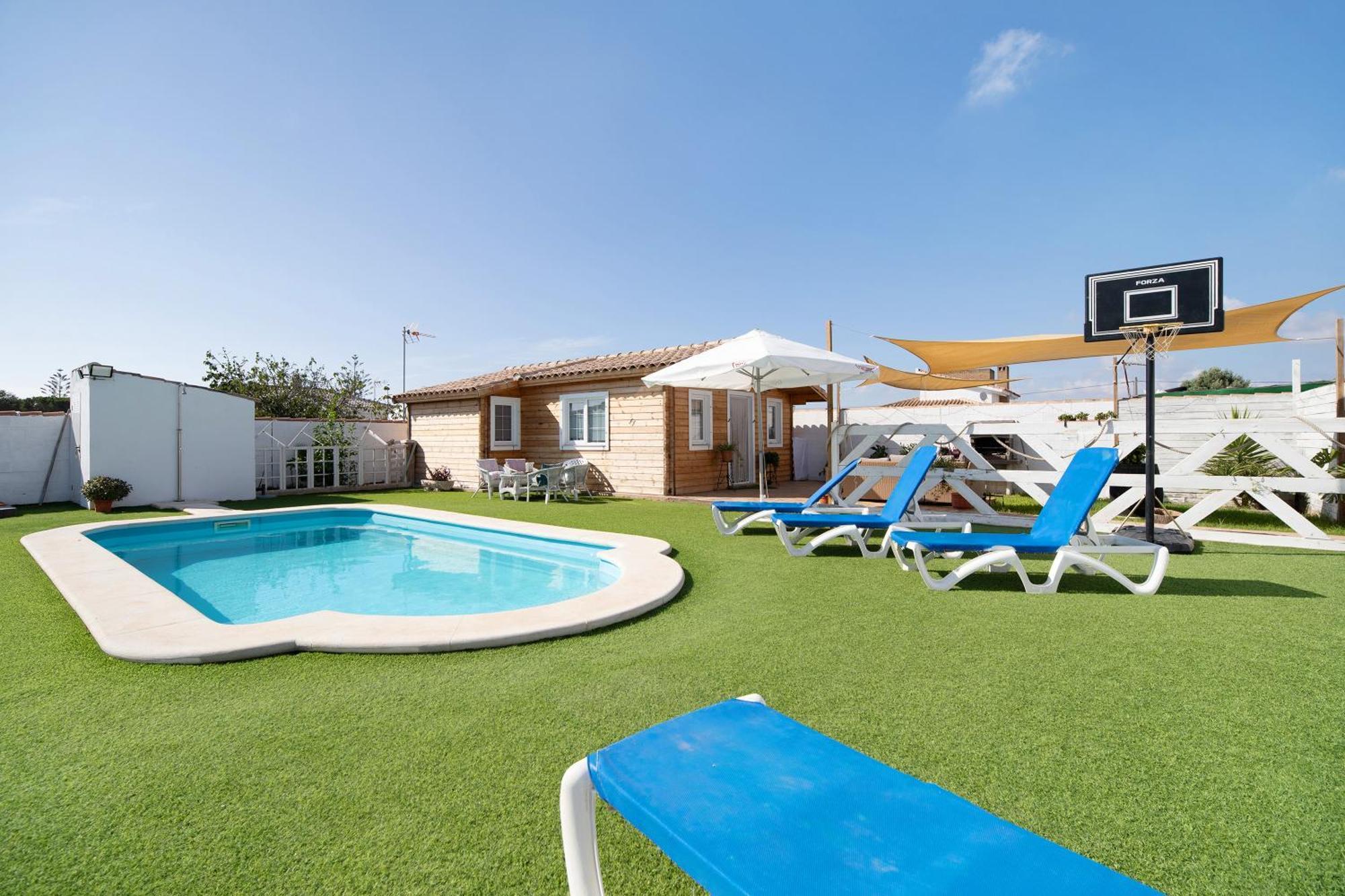 Villa Fuego - Solo Familias Chiclana de la Frontera Eksteriør bilde