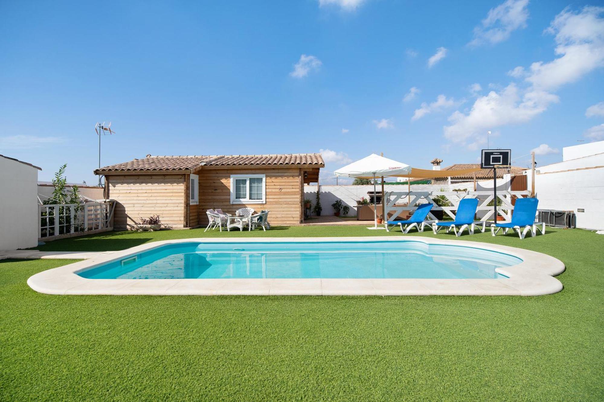 Villa Fuego - Solo Familias Chiclana de la Frontera Eksteriør bilde